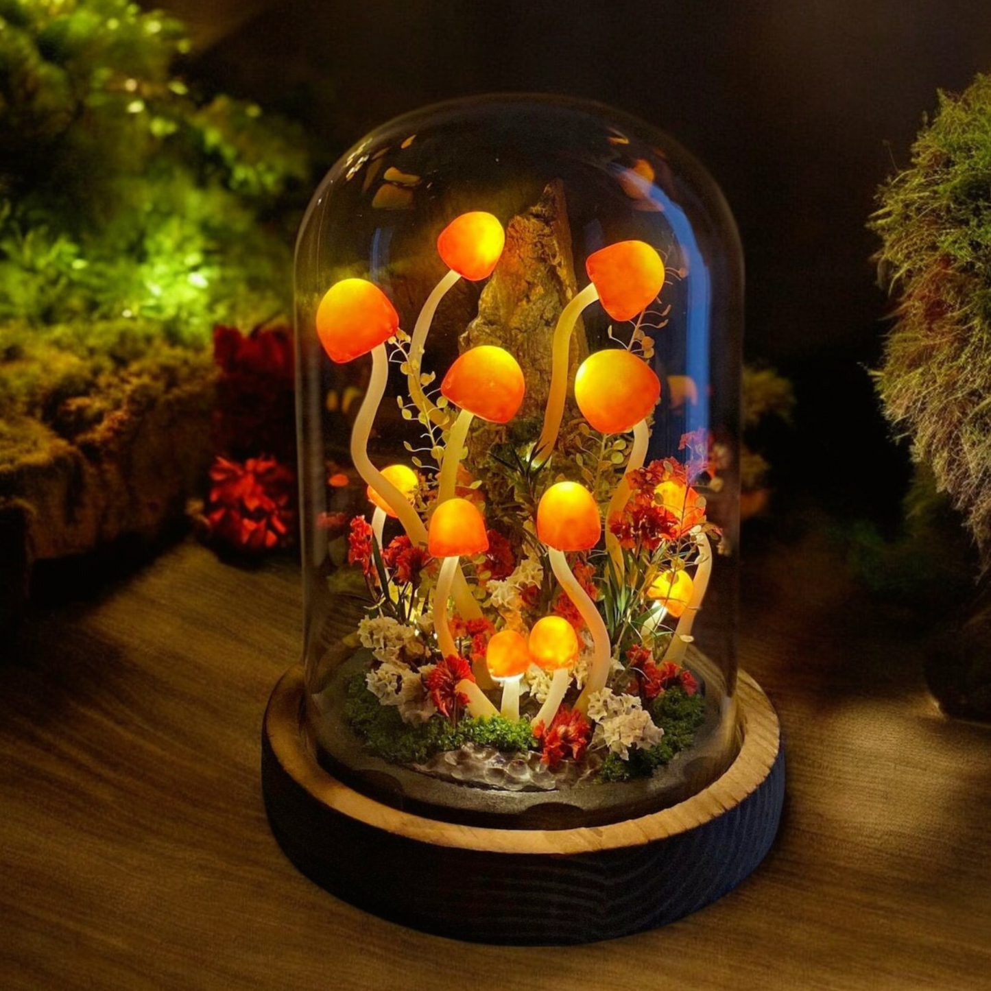 Whimsical Mushroom Night Light